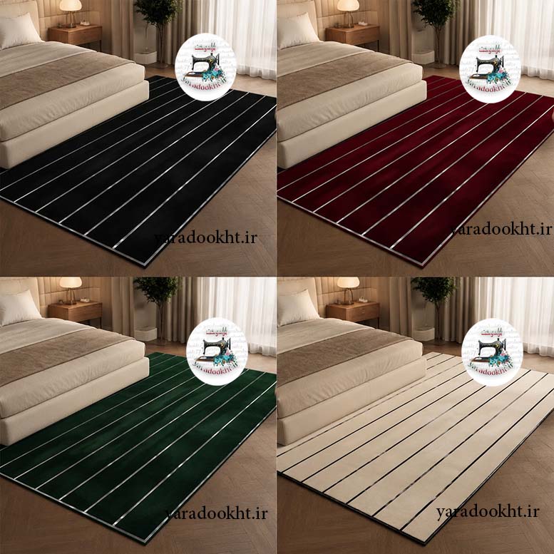 فرش مدرن مخمل shine Image 8