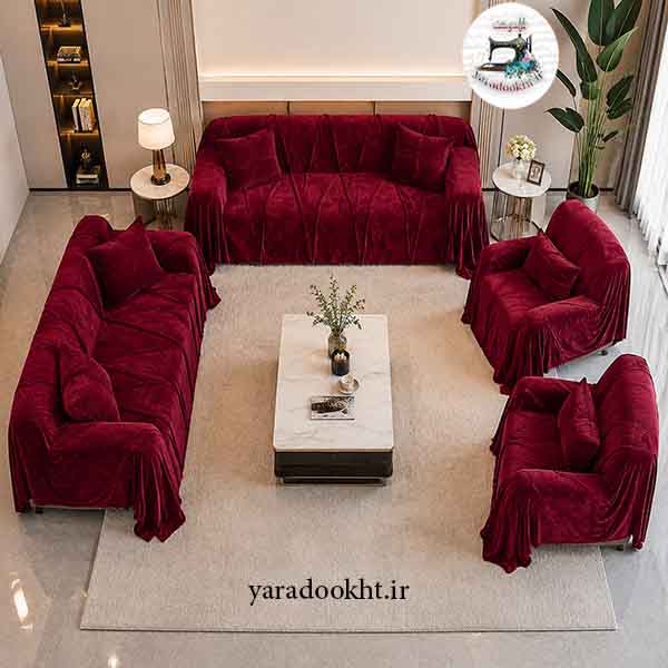 Shawl velvet sofa nice new model 3