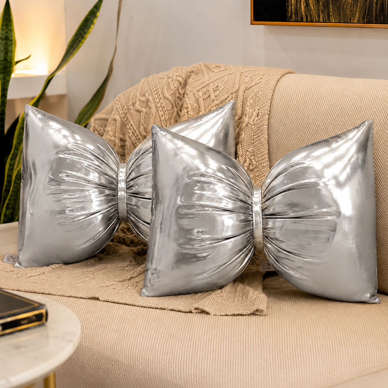 کوسن پاپیون Golden shine براق مجموعه 2 عددی Image 2