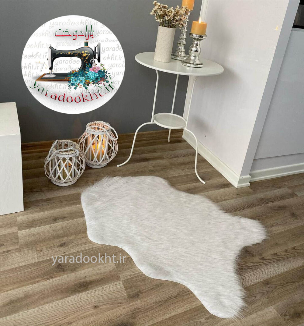 شال مبل خز طرح گاوی - Image 2