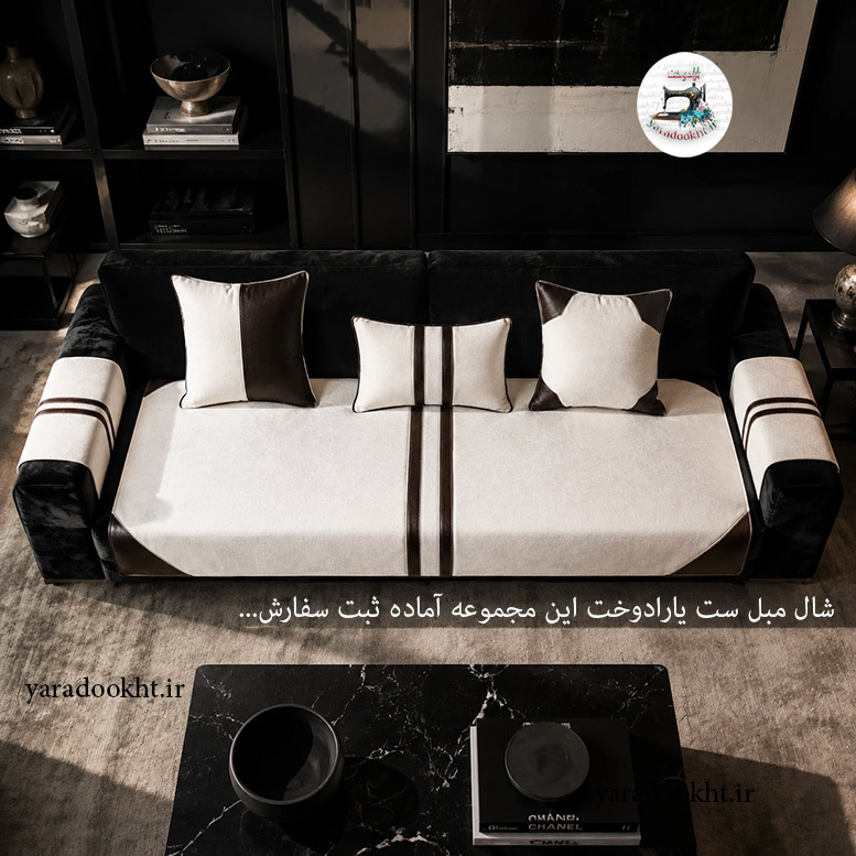 کوسن زیبا lather and velvet مجموعه 3 عددی Image 13