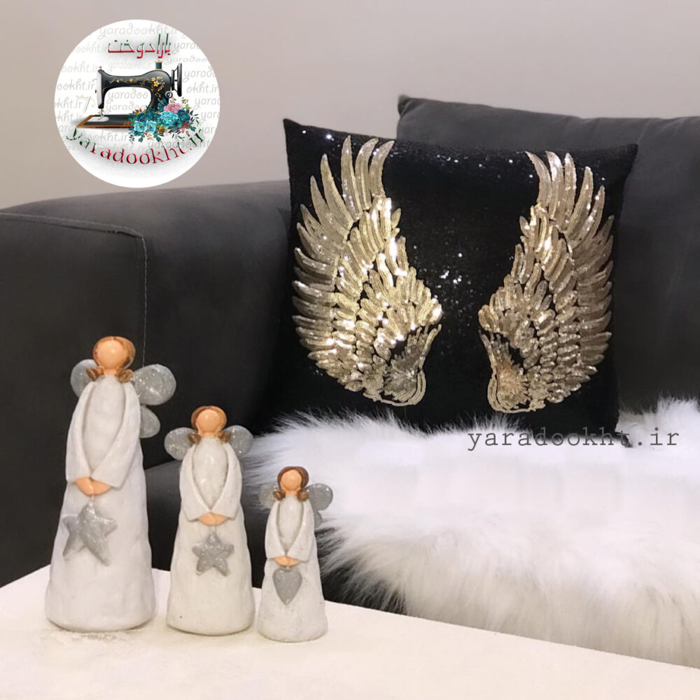 کوسن پولکی بال فرشته مجموعه 2 عددی - Image 6