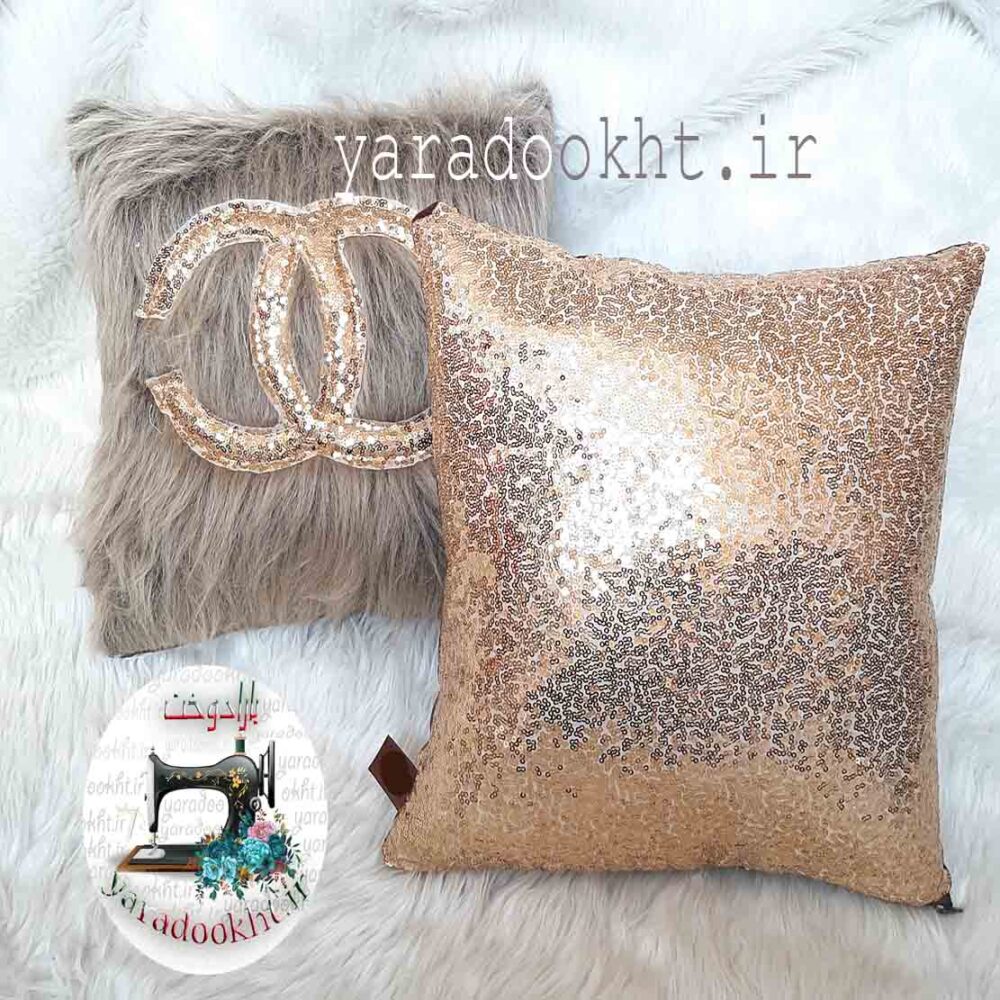 کوسن خز پولکی چنل