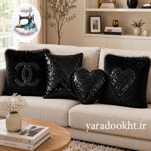 کوسن مدل قلبی کد Mss4 مجموعه 4 عددی Image 6