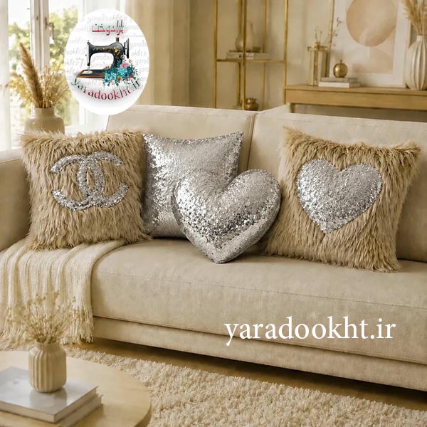 کوسن مدل قلبی کد Mss4 مجموعه 4 عددی Image 10