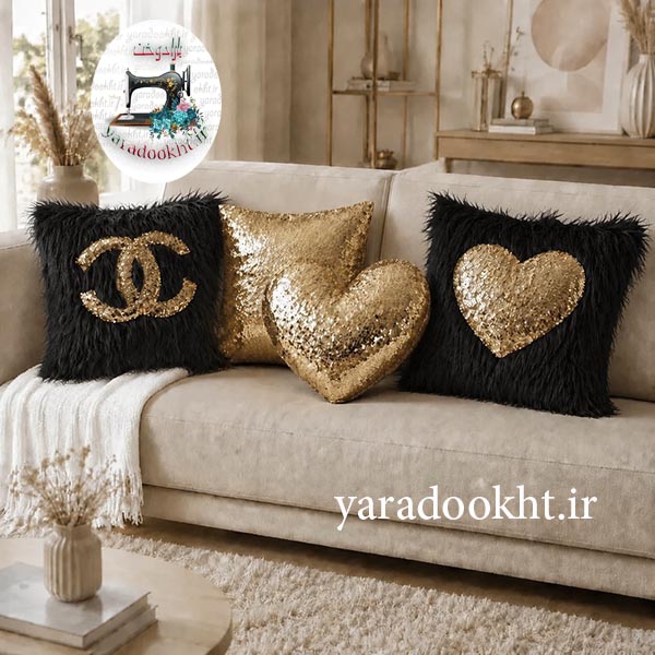 کوسن مدل قلبی کد Mss4 مجموعه 4 عددی Image 11