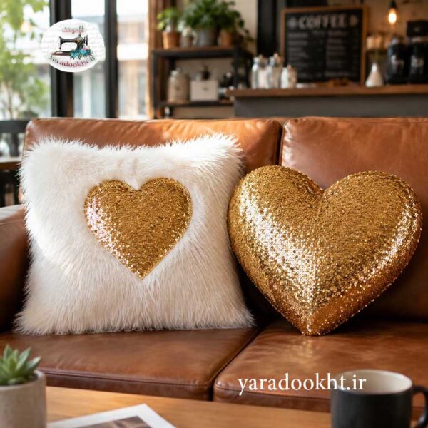Cushion haert shine gold 600x600