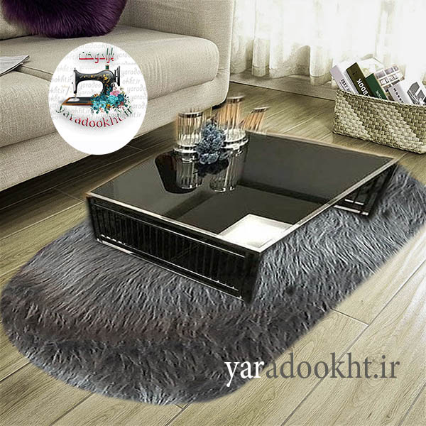 فرش فانتزی خاکستری - Image 5