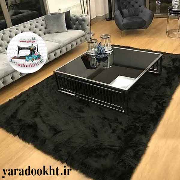 فرش فانتزی مشکی
