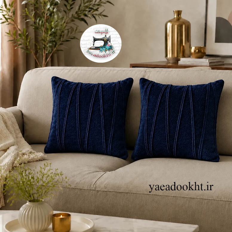 کوسن مدل افرا AFRA shanel مجموعه 2 عددی Image 13