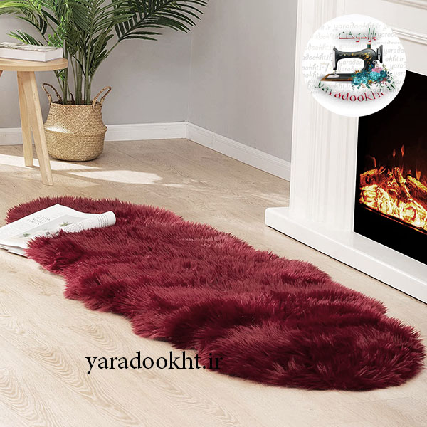 فرش خز پرزبلند خارجی طرح دالبور - Image 5