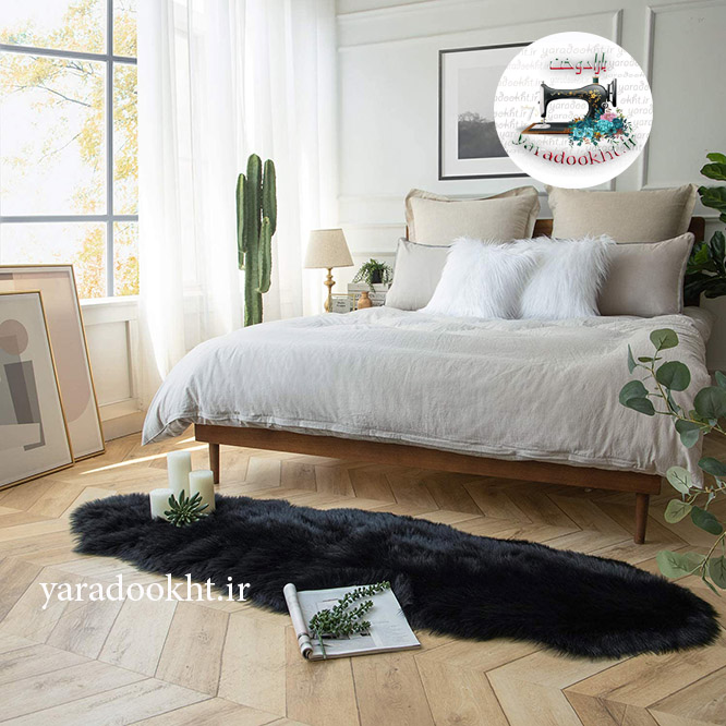 فرش خز پرزبلند خارجی طرح دالبور - Image 4