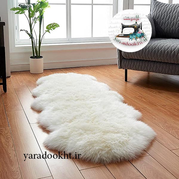 فرش خز پرزبلند خارجی طرح دالبور - Image 3