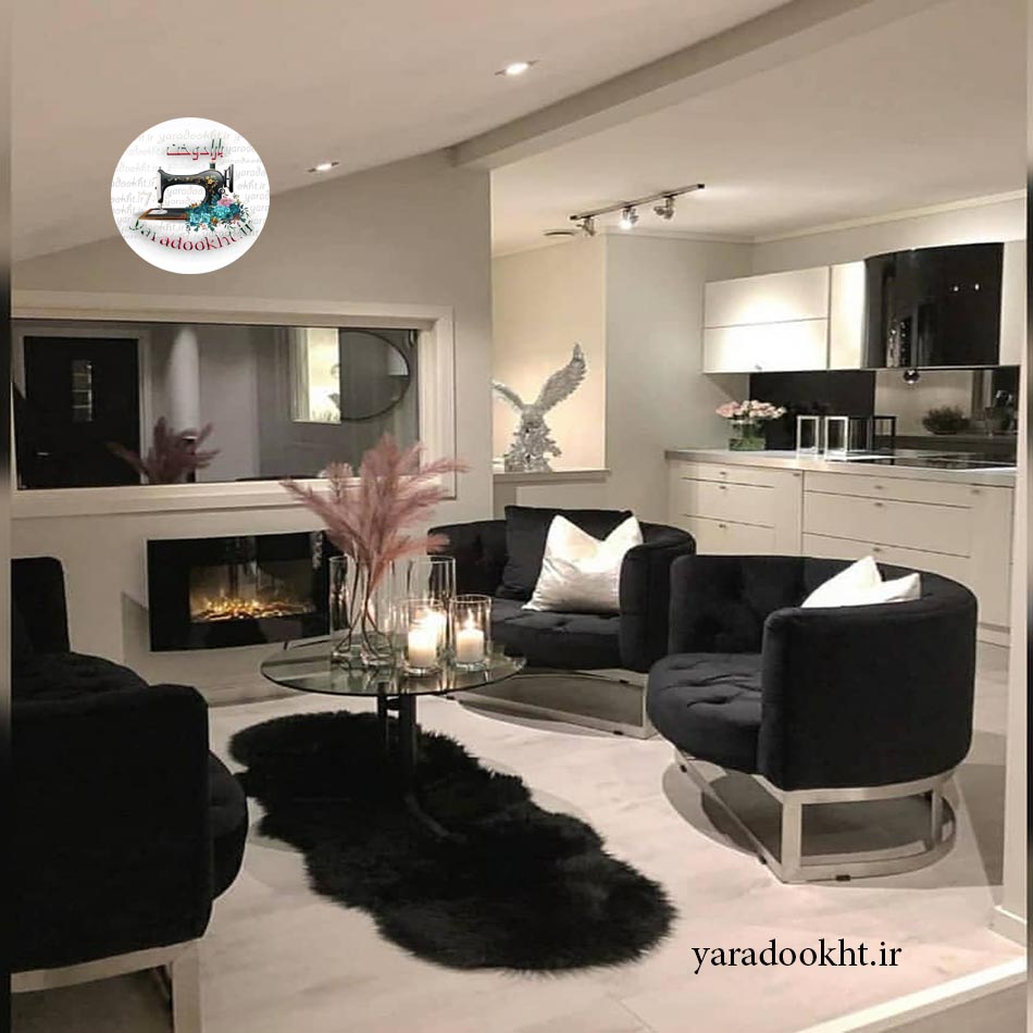 فرش خز پرزبلند خارجی طرح دالبور - Image 2