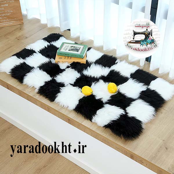 Black and with carpet fur cheese