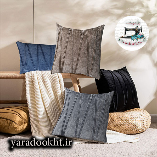 کوسن مدل افرا AFRA shanel مجموعه 2 عددی Image 12