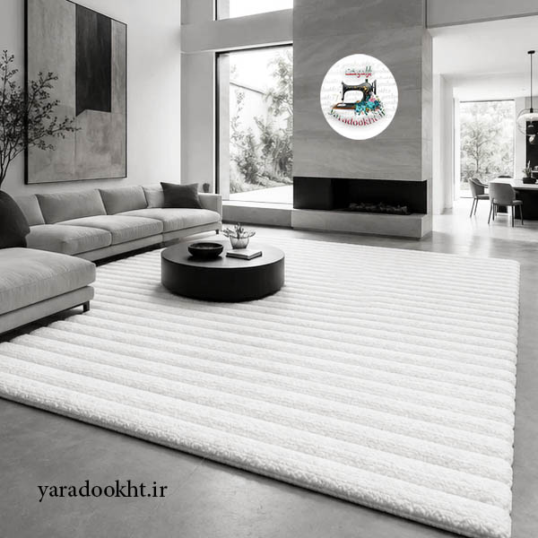 فرش فانتزی طرح موج Sherpa Image 7