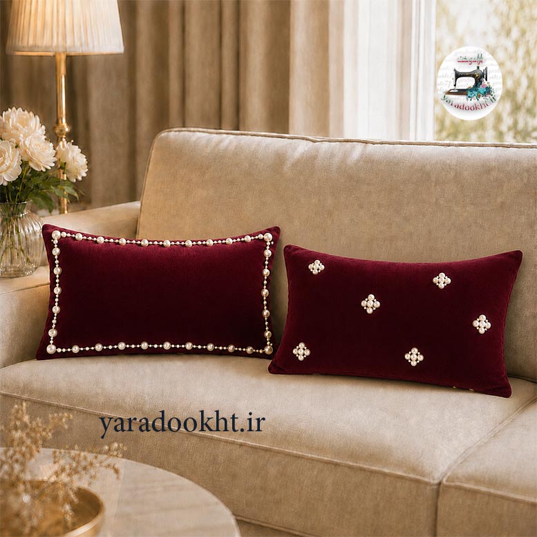 کوسن مروارید the pearl مجموعه 2 عددی Image 5