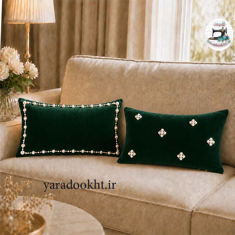 کوسن مروارید the pearl مجموعه 2 عددی Image 7
