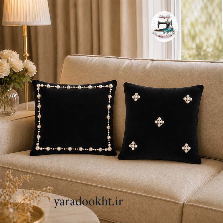 کوسن مروارید the pearl مجموعه 2 عددی Image 2